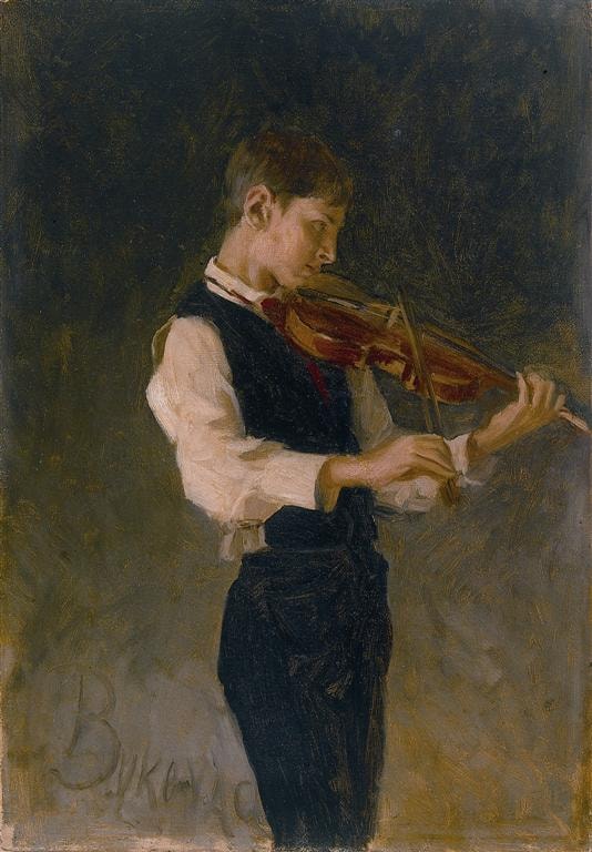  Mladi violinist (Armando Meneghello), 1885.